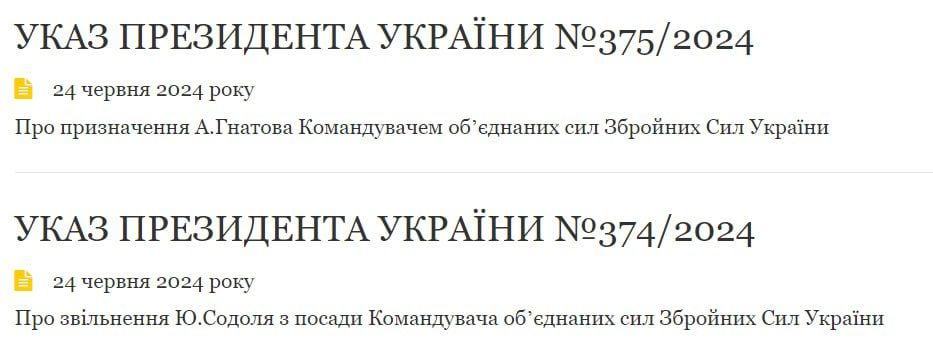 Зеленський змінив командувача Об’єднаних сил Збройних Сил України