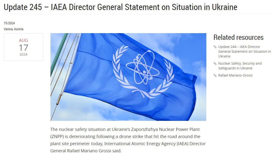 «МАГАТЕ звинуватило Україну в атаці на ЗАЕС». Чи справді така позиція у міжнародників?