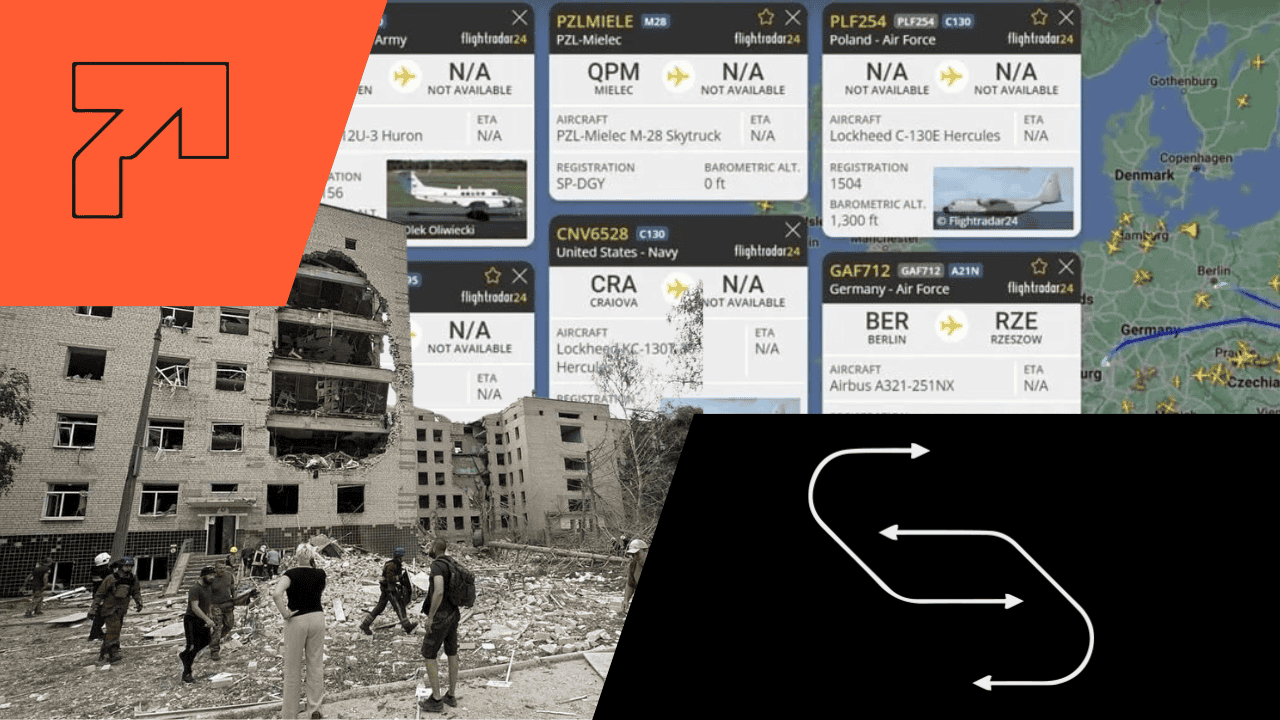 «Поранених під Полтавою вивозили з Польщі шість літаків НАТО». Пропаганда маніпулює даними Flightradar24