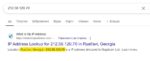 Ця IP-адреса зареєстрована в грузинському Руставі, адміністративному центрі регіону Квемо Картлі. Скриншот