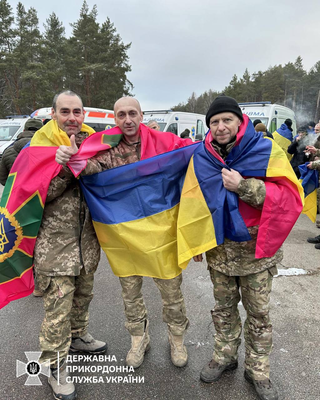 Двоє прикордонників Луганського загону повернулися додому після 1000 днів полону