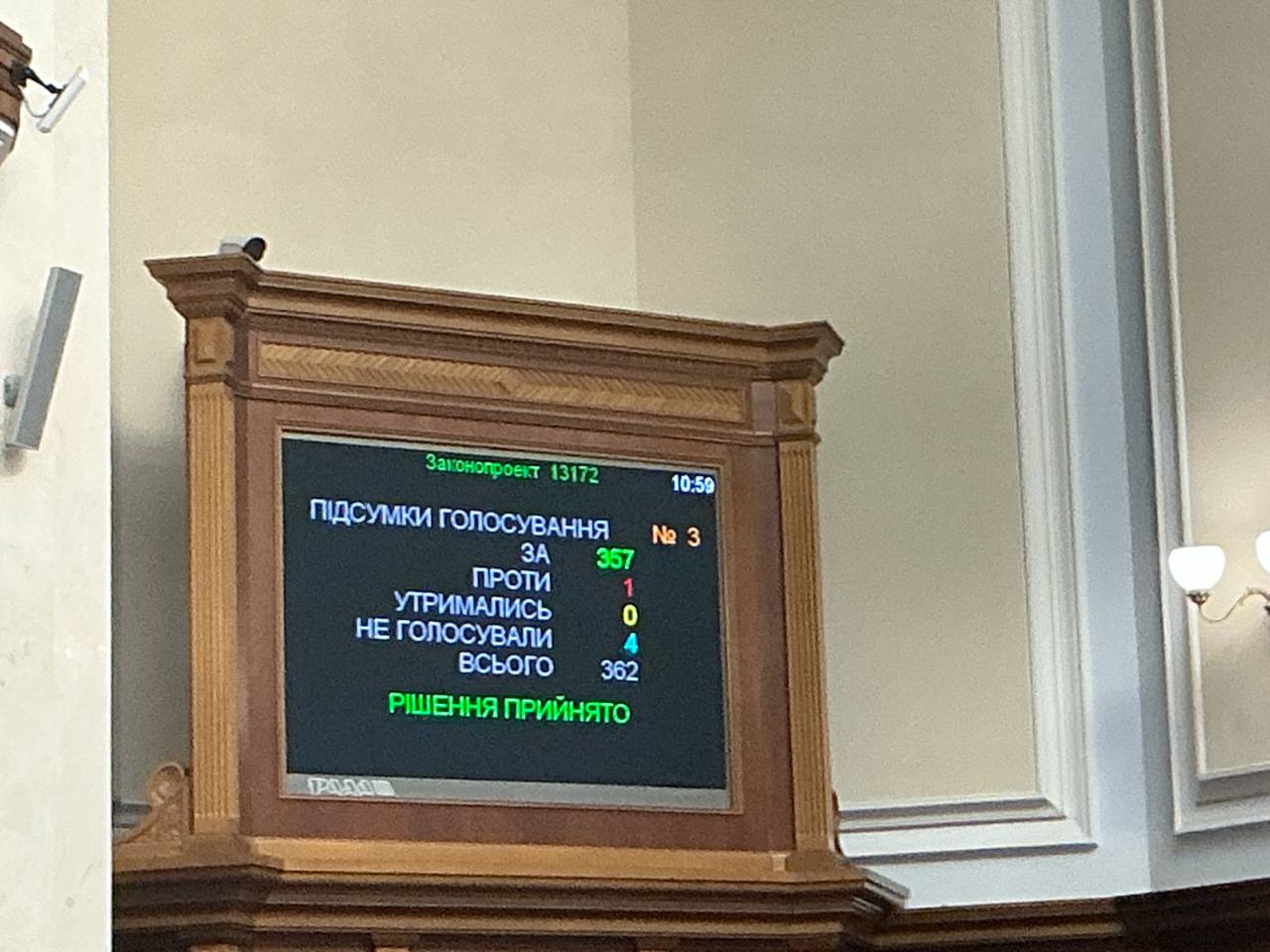 Рада продовжила воєнний стан і загальну мобілізацію ще на 90 днів