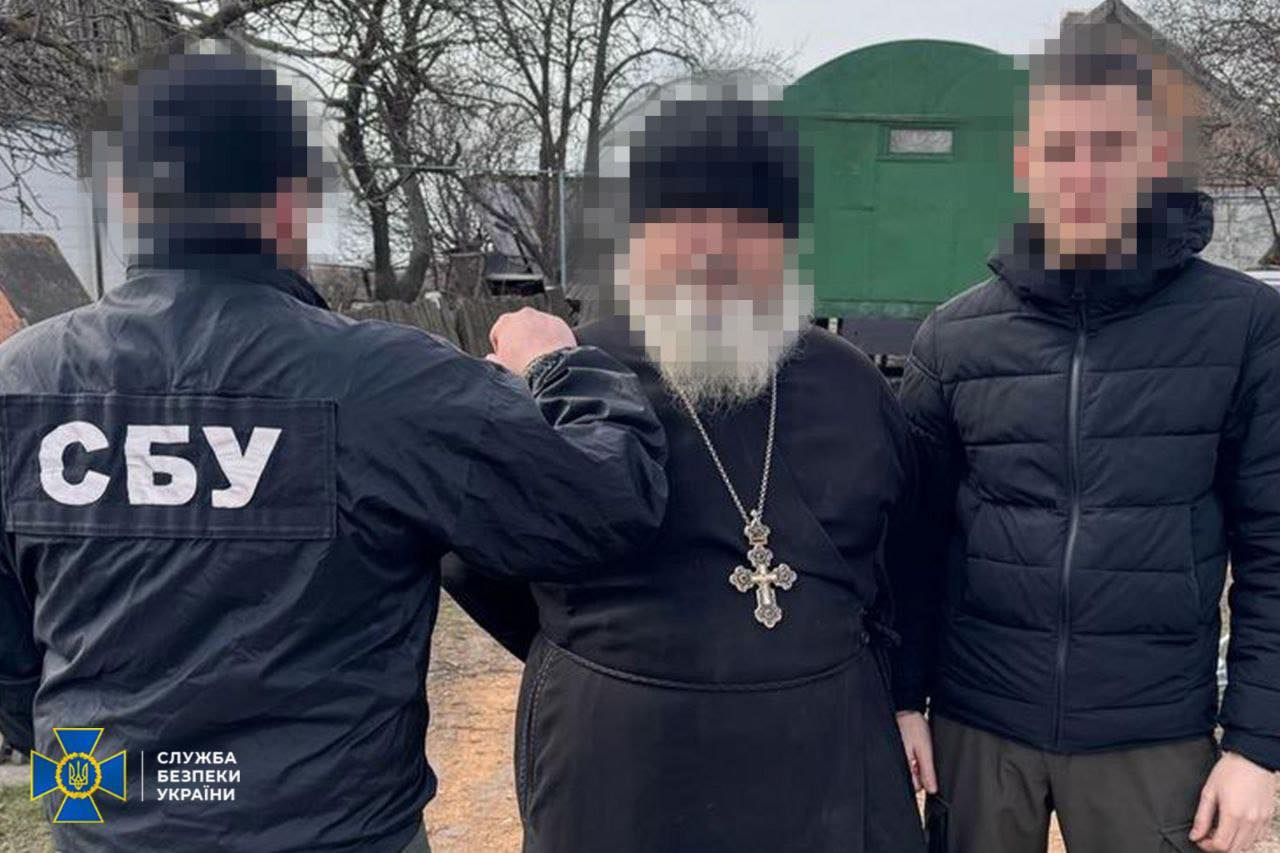 СБУ затримала клірика УПЦ (МП), який шпигував для ФСБ на Донеччині
