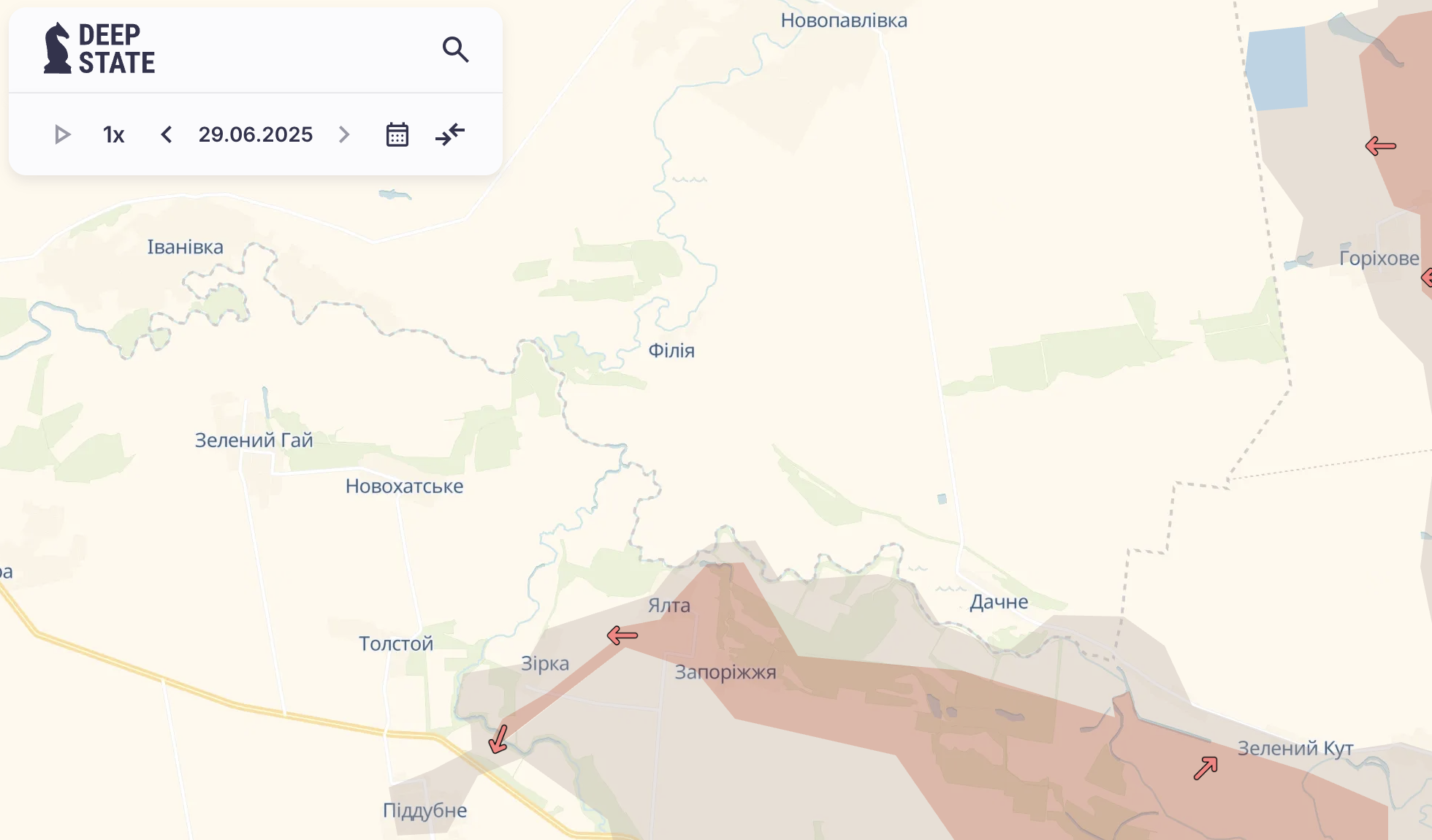 У Дніпропетровській області немає боїв — офіційні джерела спростували дані про «сіру» зону на Дніпропетровщині