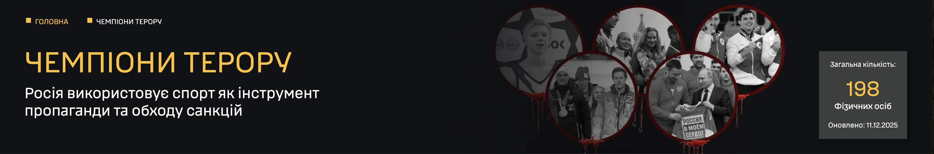 Оприлюднено дані російських спортсменів, які підтримують війну та претендують на участь в Олімпіаді-2026