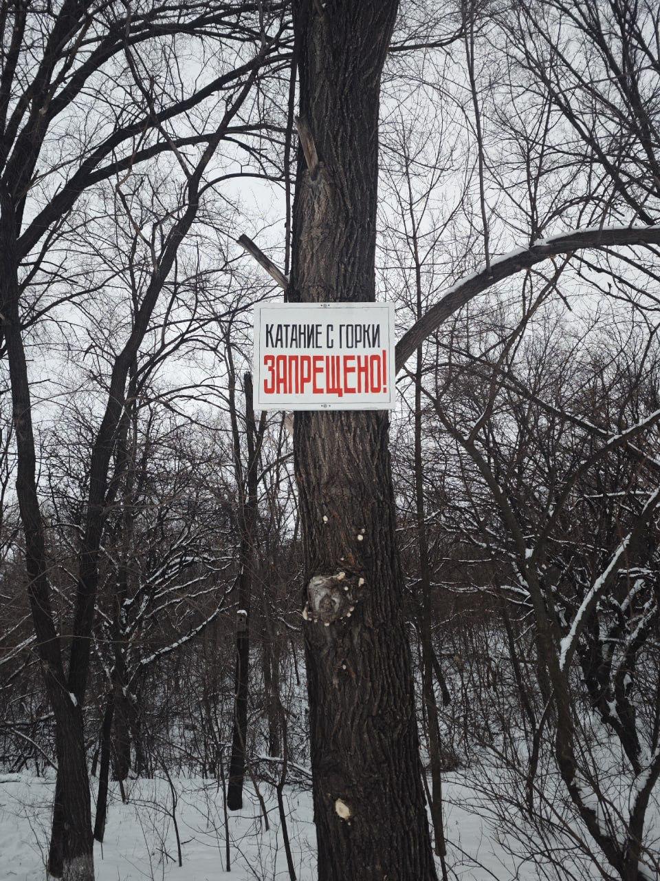 В окупованому Алчевську дітям заборонили кататися з гірки, засипавши схили вугіллям